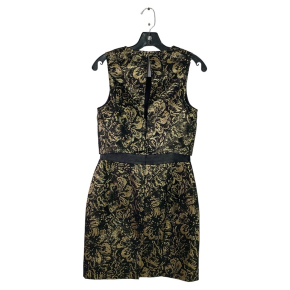 Cynthia Steffe Gold Leaf Dress Size 4 - Picture 9 of 9